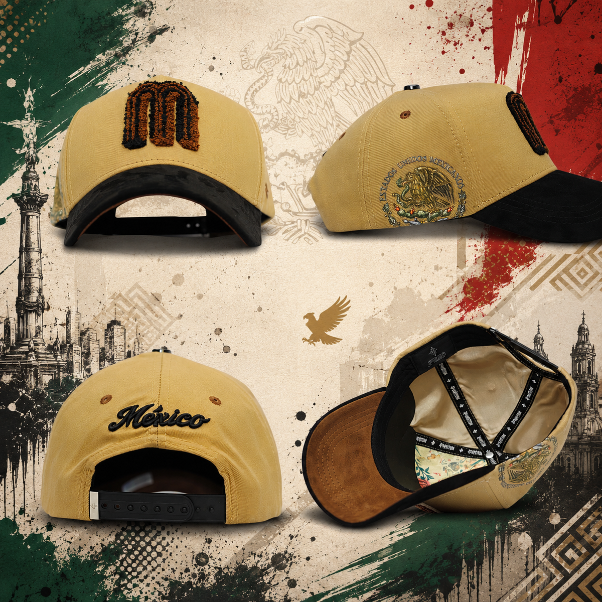 Gorras JP Drop Completo 5 Piezas Ajustables