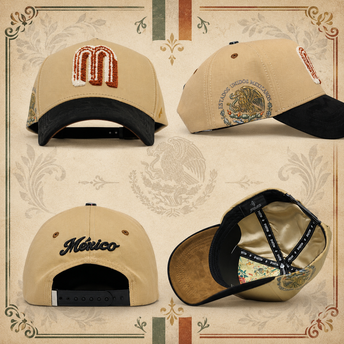 Gorras JP Drop Completo 5 Piezas Ajustables
